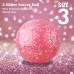 PP PICADOR Kids Soccer Ball, Glitter Shiny Sequins Toddler Soccer Balls for Girls Boys Child 4-6 Gift Training Outdoor Backyard with Pump